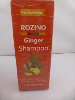 ROZINO Ginger Shampoo Hair Cleansing Moisturizing Strong Roots New Technology Q8